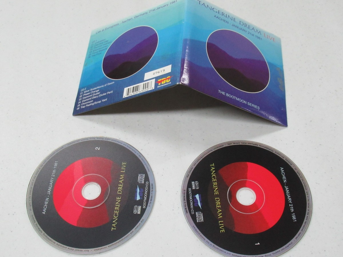 Tangerine Dream: Aachen 01/21/1981 2 CD Bootmoon series LIVE