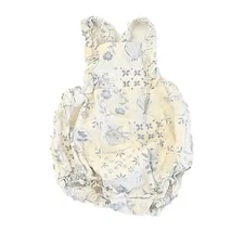 Rylee + Cru Chiara Romper Tile Pattern One Piece Baby 0-3 Months