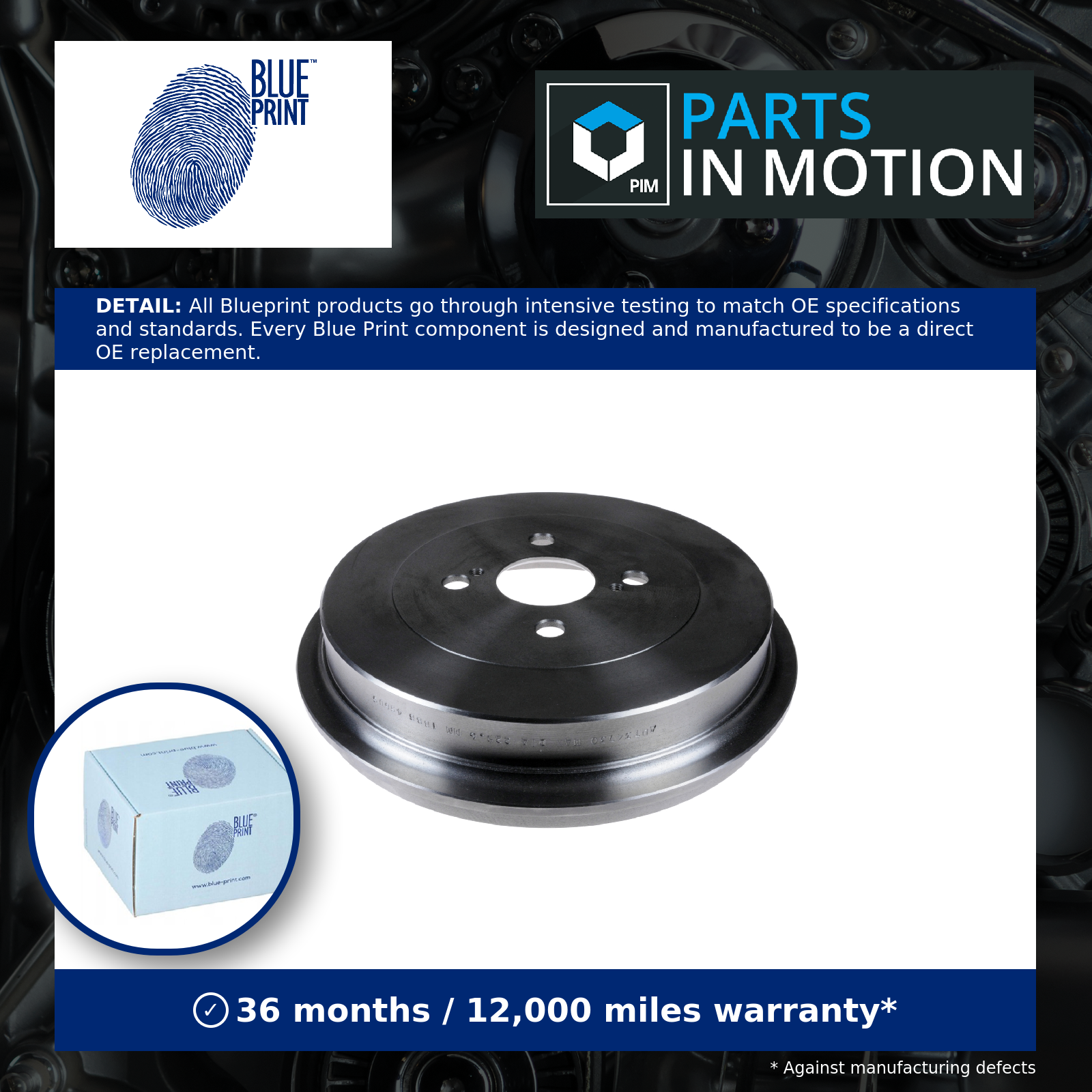 2x Brake Drums (Pair) fits TOYOTA YARIS NSP130 1.3 Rear 2011 on 1NR-FE 229mm Set