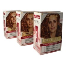 3 x LOréal Excellence Creme Coloration 6.32 ...