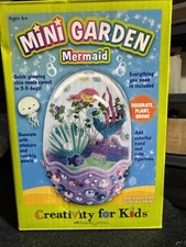 Mini Garden: Mermaid Terrarium Kit - Mermaid Gifts for Girls, Crafts for Kids