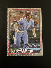 2024 Topps Series 1 - 1989 Topps Baseball Foil Mike Schmidt #89B-39 HOF 