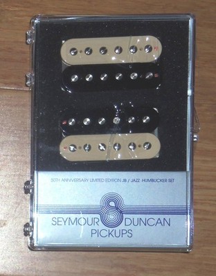 Seymour Duncan  50th Anniversary JB/Jazz Set~Zebra~16.6k-B 7.5k-N~1c~USA~New