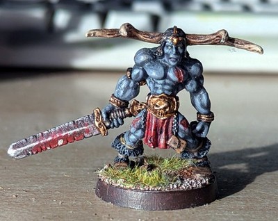 Celtos Undead Mordred the Damned Gaming Miniatur - gut bemalt