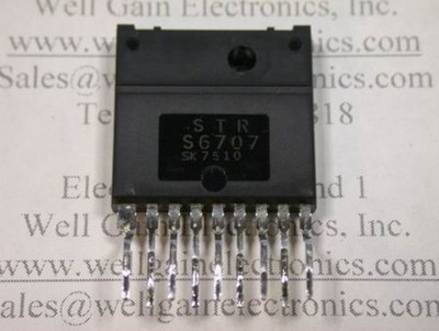 STR-S6707 ZIP-9 OFF-LINE SWITCHING REGULATORS WITH USA ship #hj