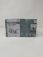 Builders 4'' Centerset 2-Handle Low-Arc Bathroom Faucet - Brushed Nickel 505 838