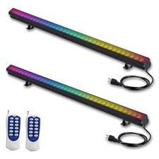 100W Outdoor Wall Washer Light with Remote Control, RGB Dimmable Linear Light