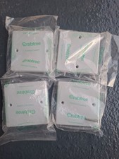 4x CRABTREE 1 Gang Blank Plate