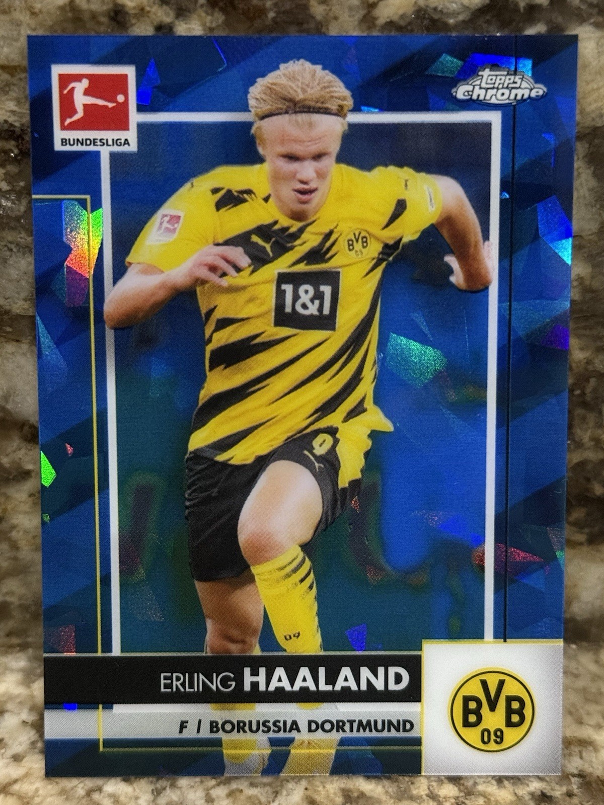 2020 Topps Chrome Sapphire Bundesliga Erling Haaland #32 SSP - MINT