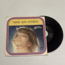 MINA NON CREDERE DISCO 45 giri VINILE