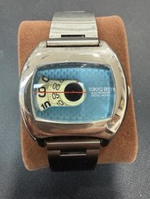 Rare TOKYO BAY "Electronvolt" Jump Hour Digital Model Watch Vintage Retro Quartz