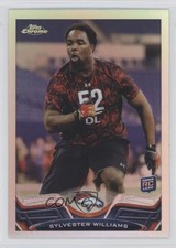 2013 Topps Chrome Refractor Sylvester Williams #145 3f7
