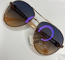 Jessica Simpson Women J6219 Classic Metal Aviator Pilot Sunglasses With UV