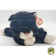 Ty Beanie Classics Boots the Cat Black and White Plush