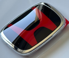 Honda Civic Type R Badge Black Red Front Rear Emblem 98mm X 80mm Pn-757-smt E00 Honda Civic Type R Badge Black Red Front Rear Emblem 98mm X 80mm Pn-757-smt E00