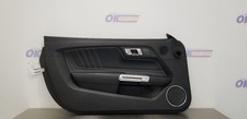 17 Ford Mustang Gt Coupe Interior Door Trim Panel Left Driver Black
