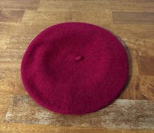 Red Beret 100 Wool Women's Osfm French Style