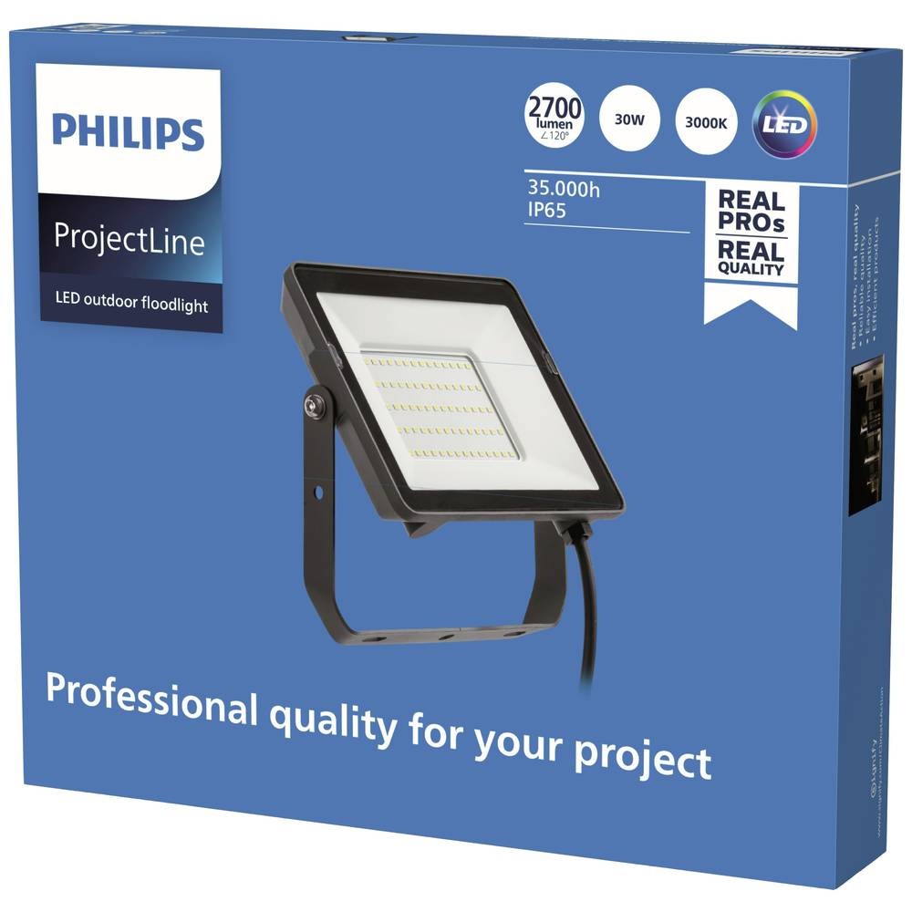 Projecteur d'éclairage LED 30W Philips ProjectLine 8719514954441 noir - 2