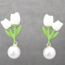 Tulip Flower Earrings