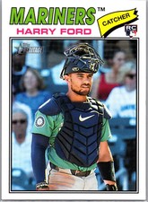 2026 Topps Heritage Harry Ford Seattle Mariners Base Card Rookie RC NM #59. rookie card picture
