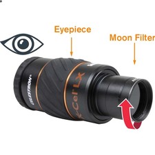 1.25 inch Moon Filter - Suitable for Lunar Observation, Extra Bright Planets ...