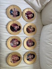 Elvis Presley Solid Gold Collector Plates Bradford Exchange - Complete Set of 8