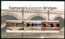 2025 Tasmanian Convict Bridges - MUH Mini Sheet