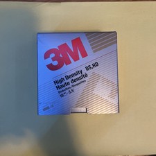 Vintage 3M High Density 3.5" DS HD Floppy Disks 10 Pack IBM Formatted USA