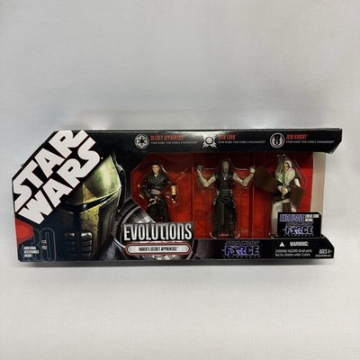 Star Wars Evolutions Force Unleashed Vaders Secret Apprentice Figure Pack Hasbro