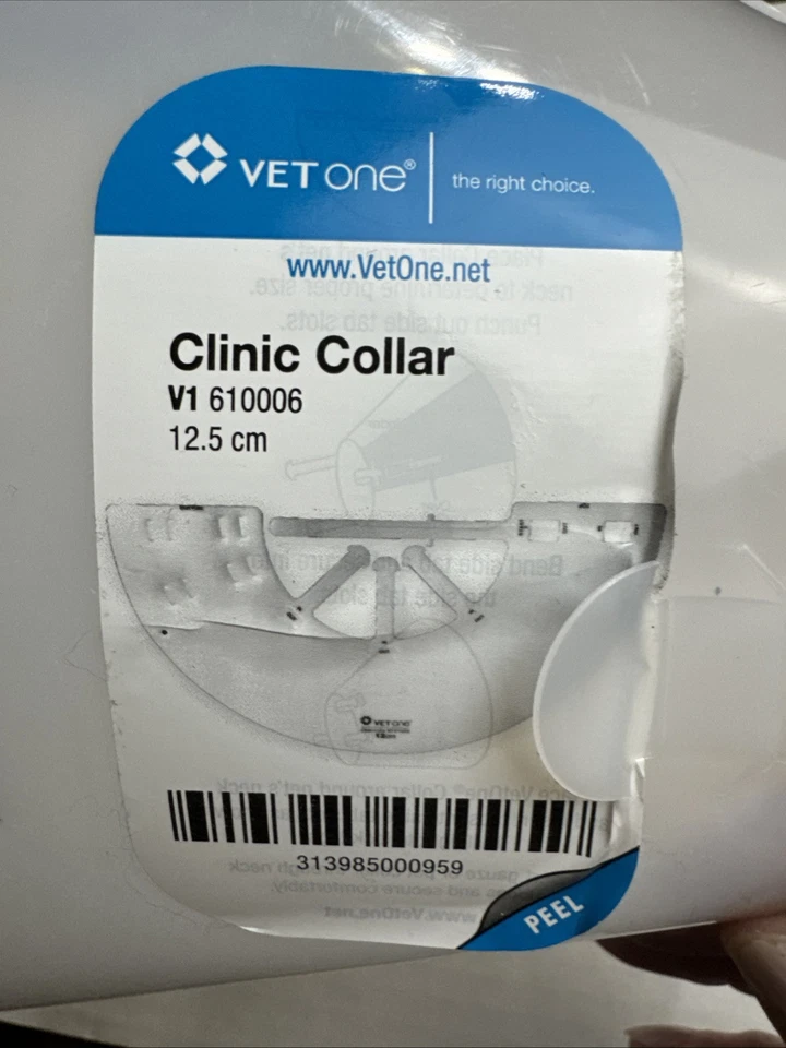 VetOne V1 Collar Cono Perro Clínica Canina Semi Transparente 12,5 cm V1 610006 Foto 3 de 4
