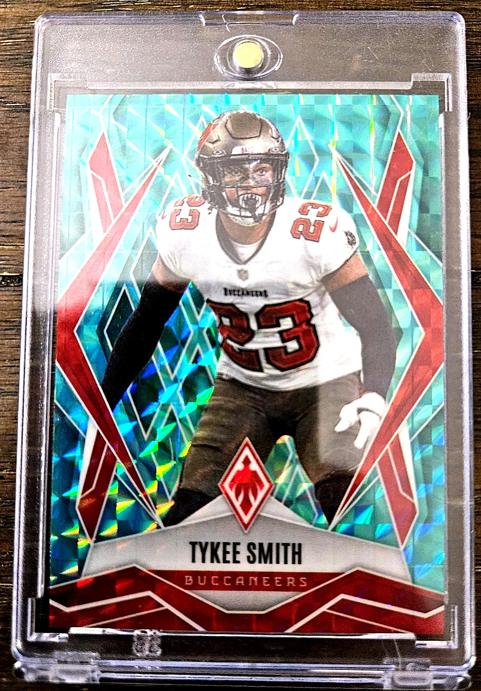 2025 Panini Phoenix Football Tykee Smith #72 Teal Pyramids 060/225