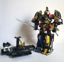 Mighty Morphin Power Rangers Deluxe Thunder Megazord w/Stand Staff Firebird Legs