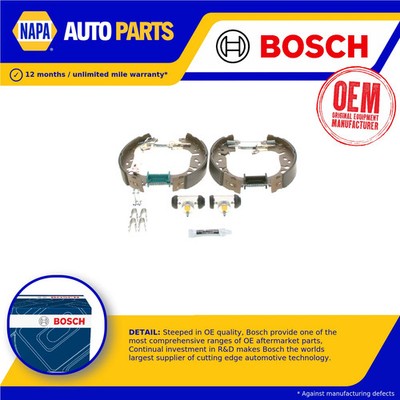 Brake Shoes Set 0204114655 Bosch KS655 Genuine Top Quality Guaranteed New