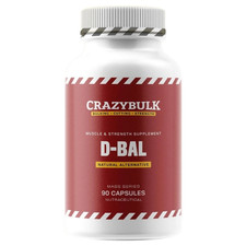 CrazyBulk D-BAL Natural Alternative MUSCLE BUILDER for STRENGTH GAIN-90 capsules
