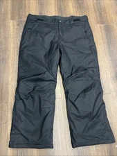 Columbia Bugaboo IV Snow Pants Men's 1X Black Waterproof Straight Leg MNM32