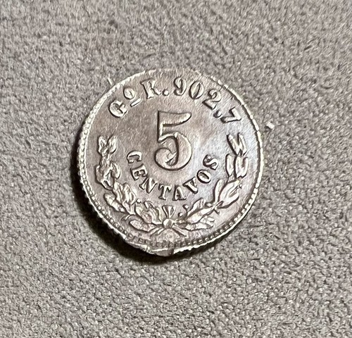 1886 GoR Mexico 5 Centavos - 第 2/2 張圖片