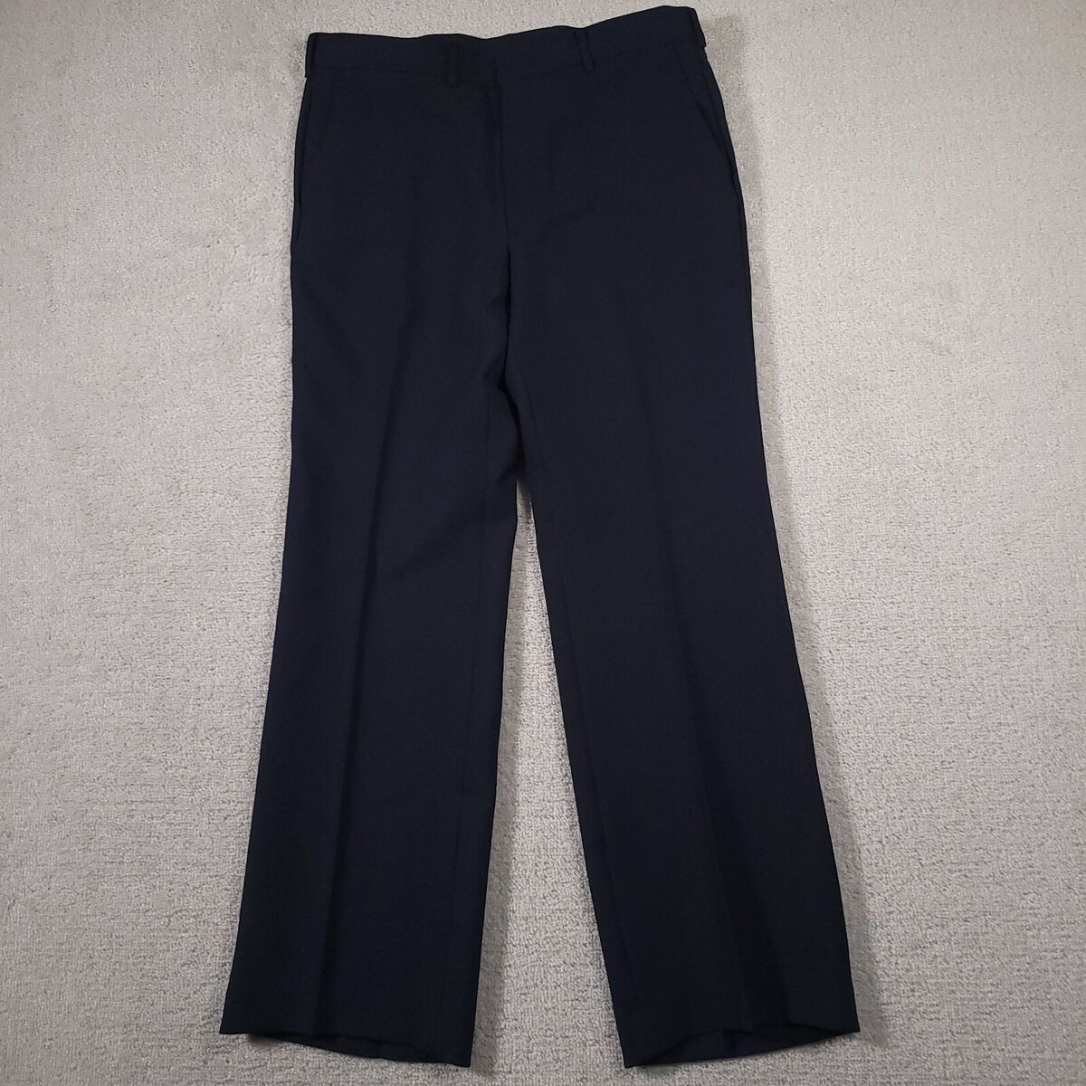 Vintage 70s Levi's Action Slacks Mens 35X31.5 Navy Blue Vintage 70s Levi's Action Slacks Mens 35X31.5 Navy Blue