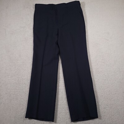 Vintage 70s Levi's Action Slacks Mens 35X31.5 Navy Blue Vintage 70s Levi's Action Slacks Mens 35X31.5 Navy Blue