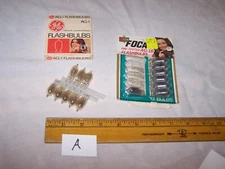 Vintage AG-1 & AG-1B Camera Flashbulbs - Lot A - Estate Find