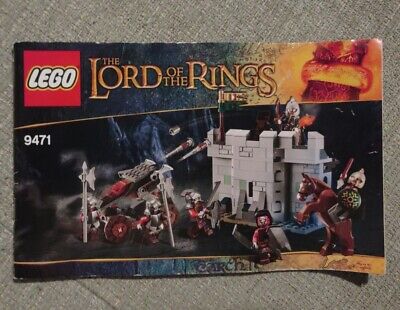 Lego The Lord of The Rings Building Manual Set 9471
