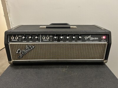 1967 Fender Bandmaster Drip Edge Tube Amp Head Model AB763 Vintage