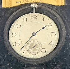 1912 E. Howard Series 7 Arrow Empty Circle 12s 17j Pocket Watch Original Box