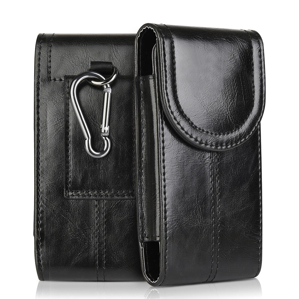 Funda de cuero para iPhone 11 Pro Xs X Samsung S8 S9 S10 Foto 4 de 4