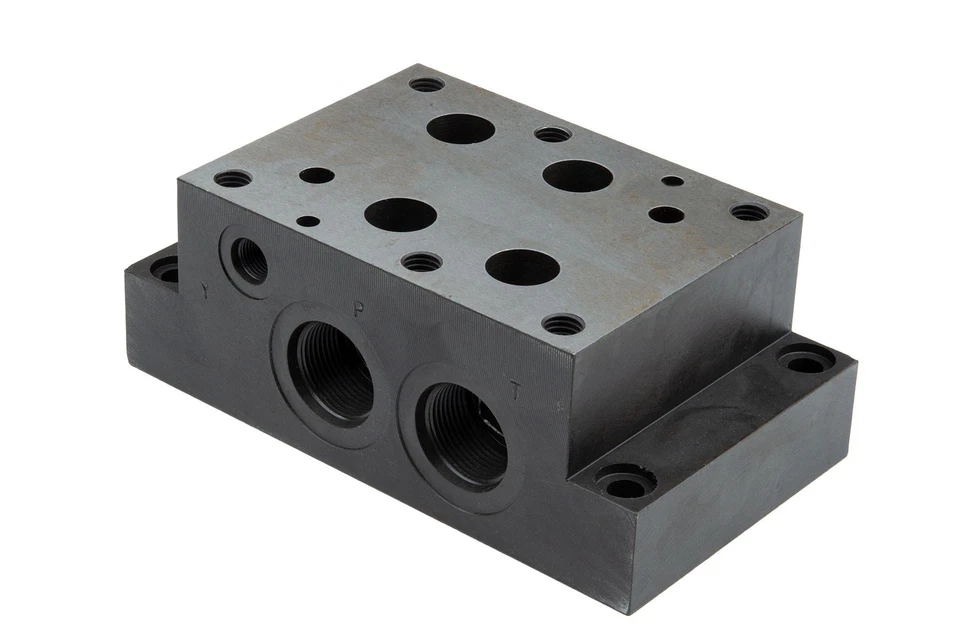 Hyvair D08 Sub-plate, 1 Section, Series or Parallel, SAE 16 - Image 3 of 4