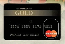 FIRST PREMIER BANK Gold MasterCard ( 2000's ) Promotional Card V2