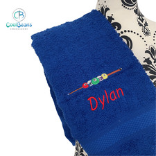 SNOOKER / POOL CUE SPORTS TOWEL -PERSONALISED- FLANNEL / HAND TOWEL / BATH TOWEL