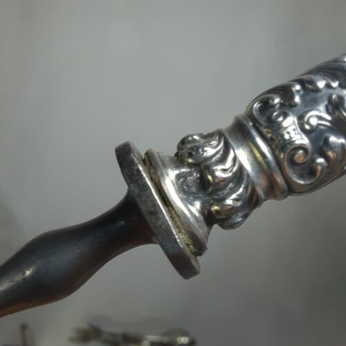 01L1 ANCIEN SERVICE A HUITRE LOUIS COIGNET ARGENT MASSIF MINERVE 1ER TITRE - Photo 11 sur 14