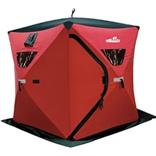 THUNDERBAY Ice Cube Series Pop-Up Portable 2-3 Person Ice Fishing Shelter