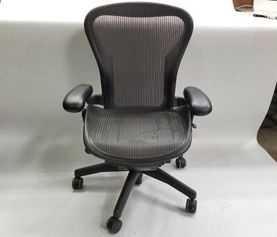 Herman Miller Aeron Classic Graphite Ergonomic Lumbar Office Chair