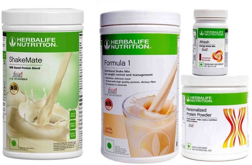 HERBALIFE Weight Loss Combo (Vanilla Flavor, shakemate HERBALIFE Weight Loss Combo (Vanilla Flavor, shakemate